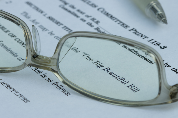 One Big Beautiful Bill Act iStock